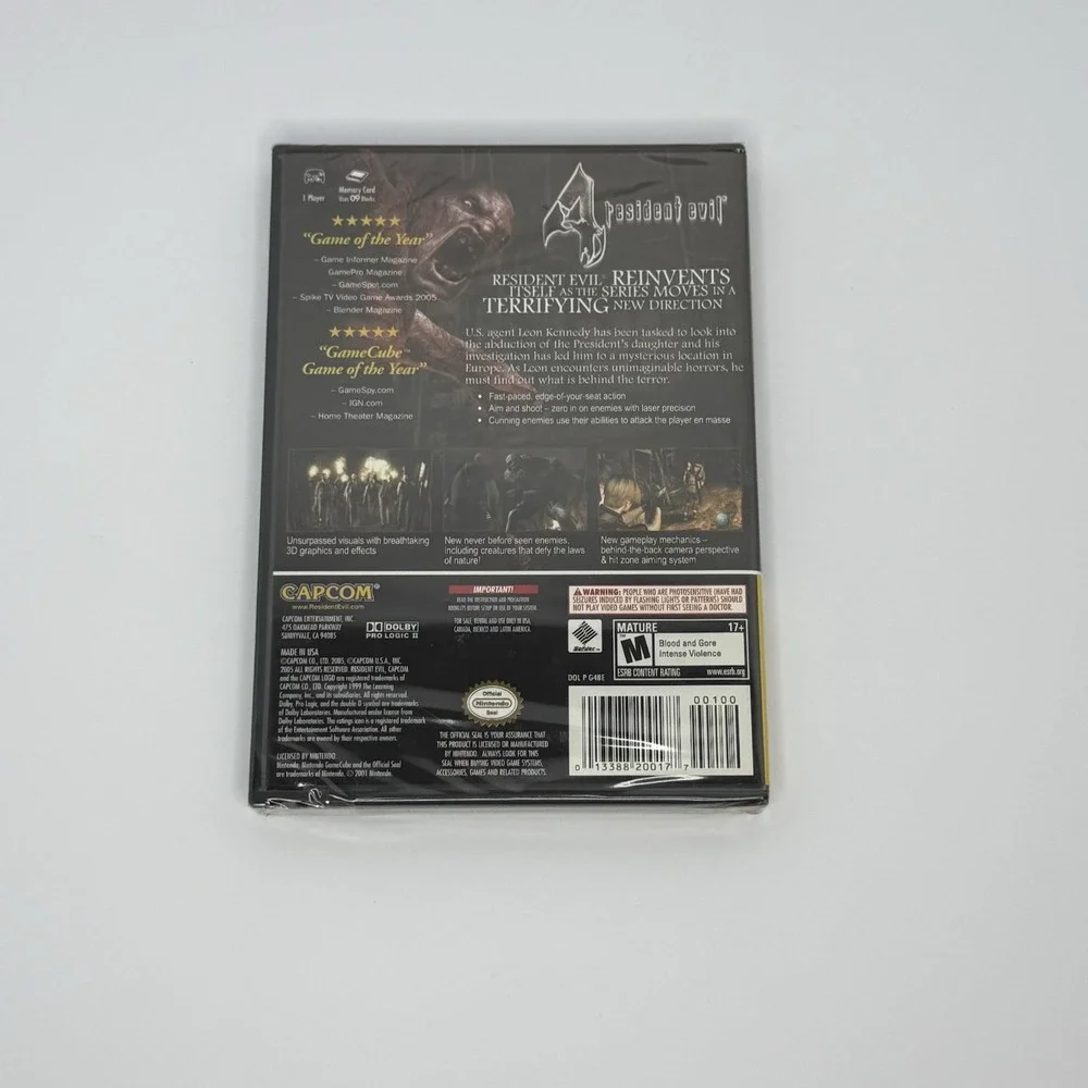 Resident Evil 4 (Nintendo GameCube, 2005) Player's Choice New Factory Sealed